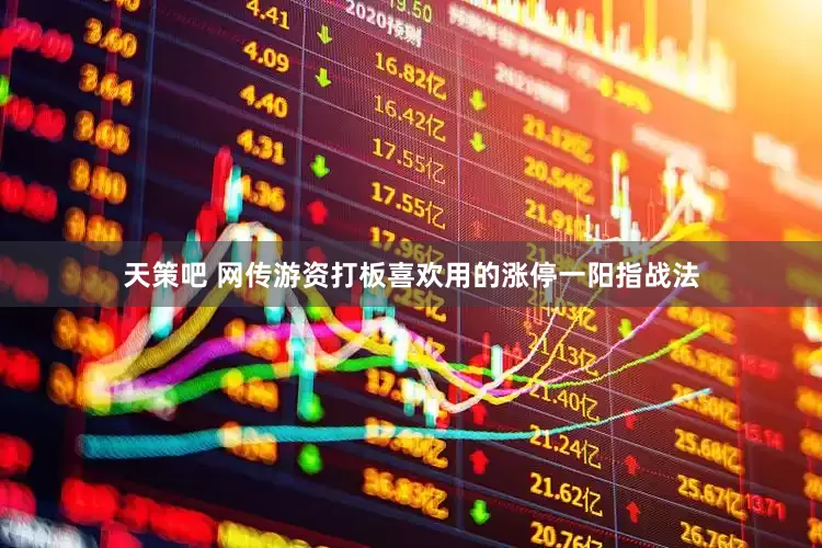 天策吧 网传游资打板喜欢用的涨停一阳指战法